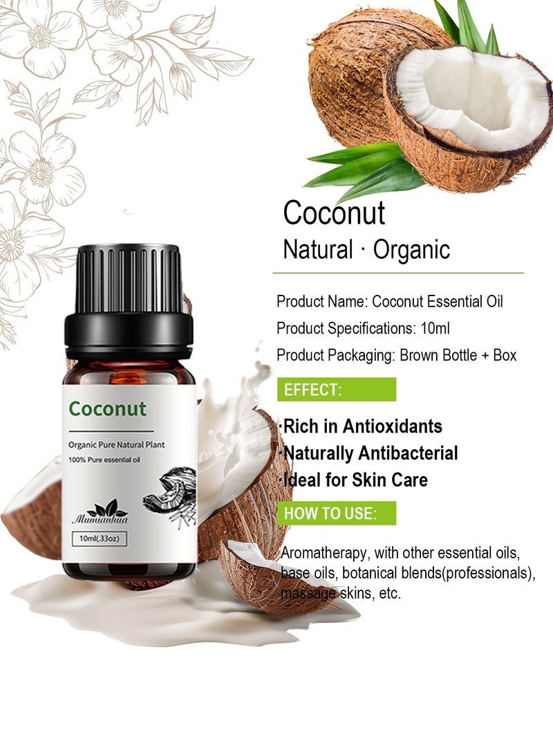 Mumianhua 8 Pieces Essential Oils Set Concentrated Aroma Fragrance Oil Set  Aromatherapy For Home Office Car Bathroom Aroma Oils Package Aroma Diffuser Fruity Aroma - Image 5